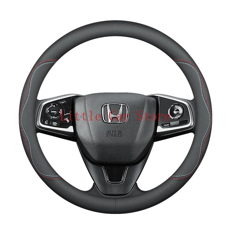 

Universal 38cm Steering Wheel Cover For Honda XRV CRV ACCORD CITY Fit avancier Anti Slip Punching