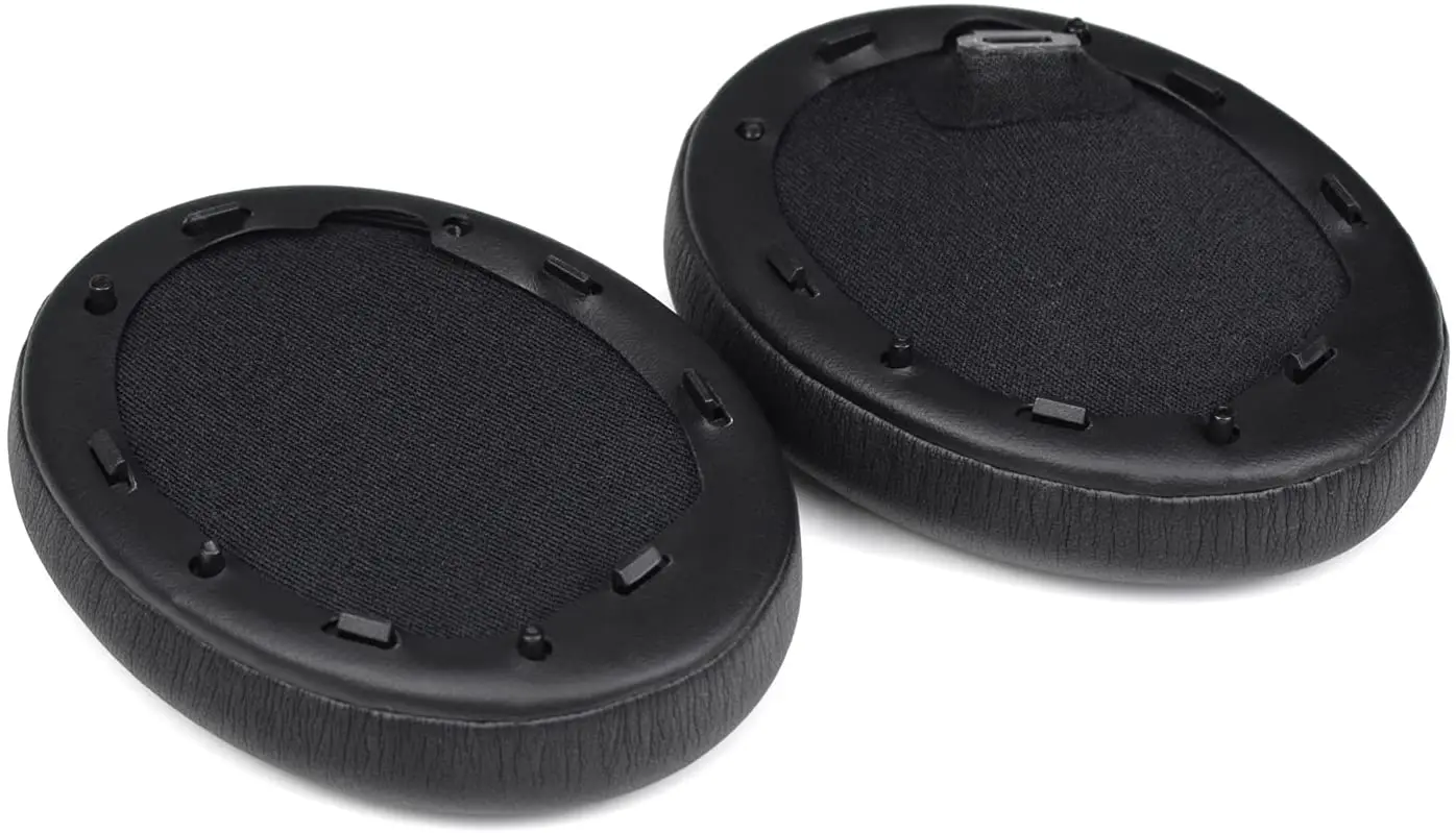 ترقية وسادة وسائد الأذن، غطاء وسادات الأذن البديلة لسماعة الرأس Sony WH-1000XM4 المانعة للضوضاء (أسود مع حامل وسادات الأذن)