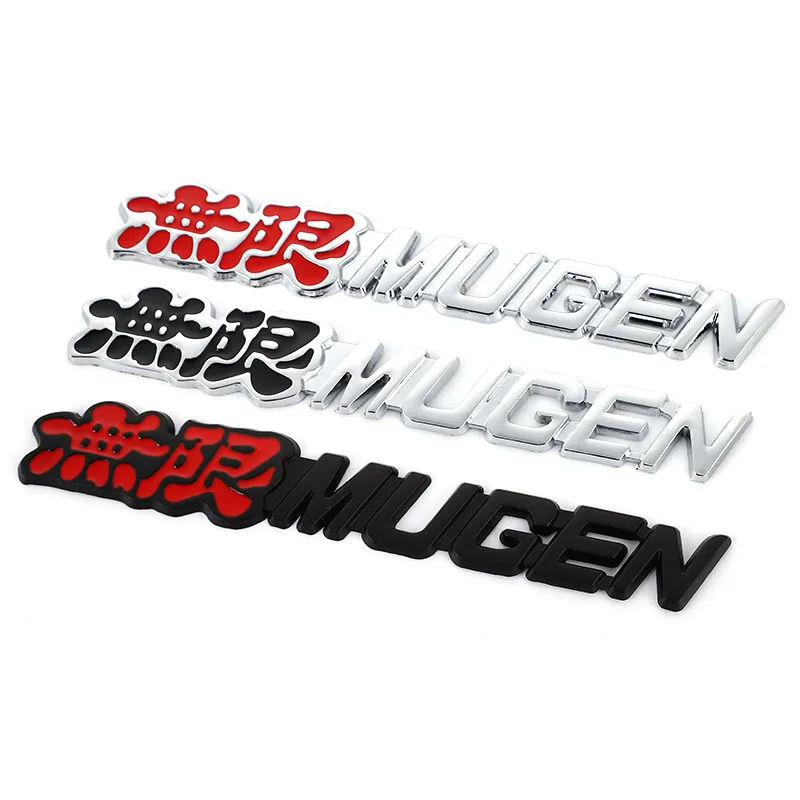 3D Car Sticker Grille Badge MUGEN Emblem for Honda Accord Civic CRV Crosstour H-RV nsx Pilot Odyssey City CRZ Spirior AVANCIER