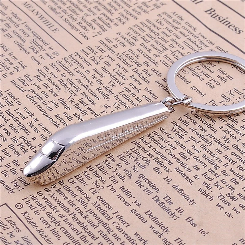 2021 New Creative Metal High-speed Rail Keyfob Car Train Keyring Keychain Key Chain Ring