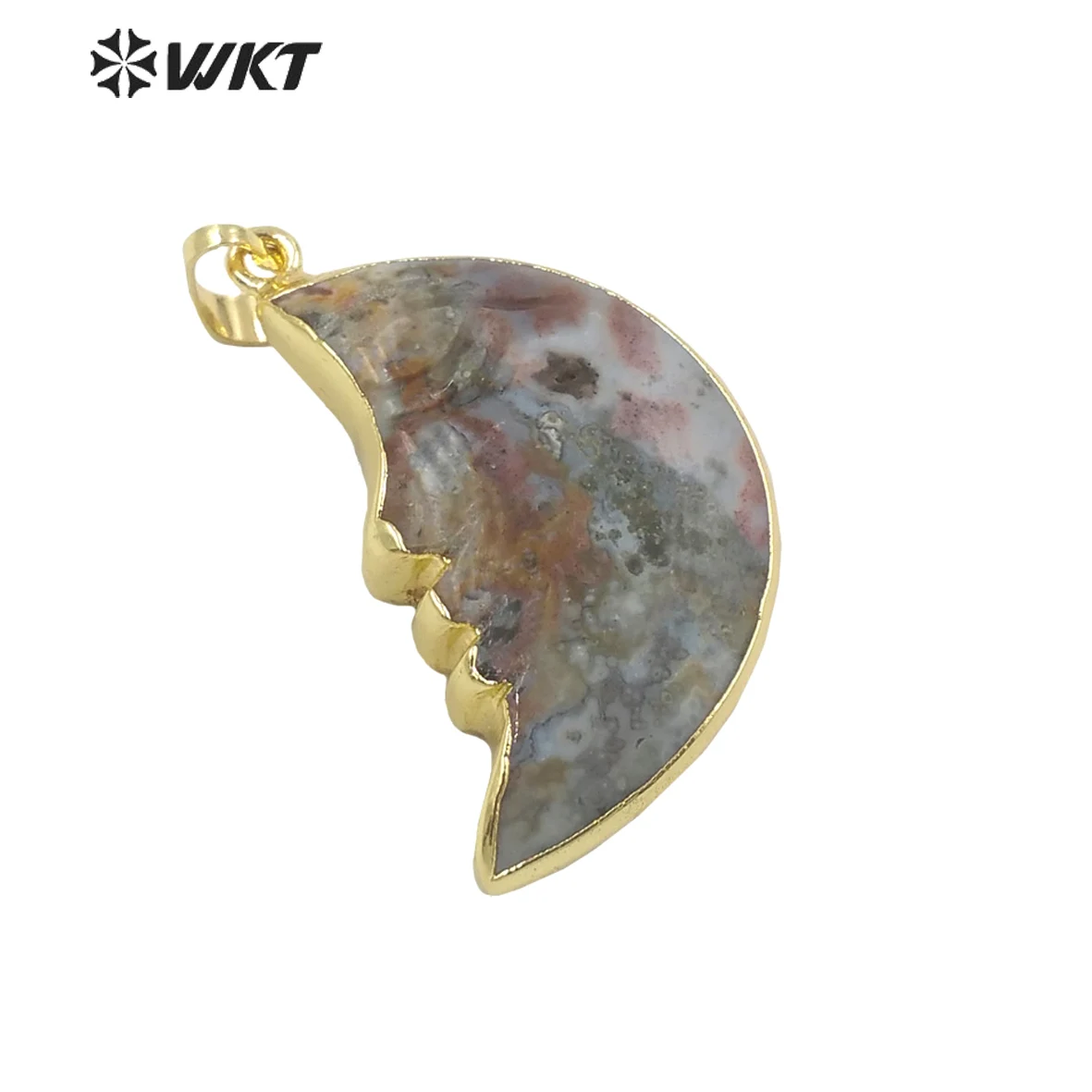 WT-P1761 WKT Infinity Charms Cherry Agates Amethysts Agates Stone Very Hot Style Pendant For Women Fashion Trendy Jewelry