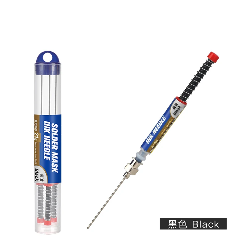 3 Cơ Xanh/Đen UV Mặt Nạ Hàn PCB Sơn Bảo Vệ Đèn UV Chữa Hàn Dán Thông Lượng Tinh Dầu Xanh/Dầu Đen