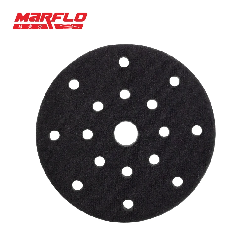 

Marflo 5"6" Polishing Sponge Interface Pad Placed the Backing Plate And Sanding Disc For Multiple Reasons