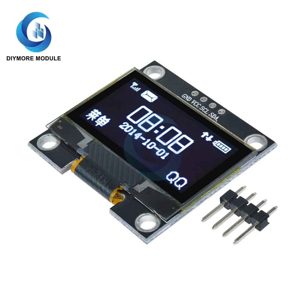 1.3" OLED Display Module White/Blue Color 128*64 IIC I2C Interface Communication SSH1106 Controller 12864 For Arduino