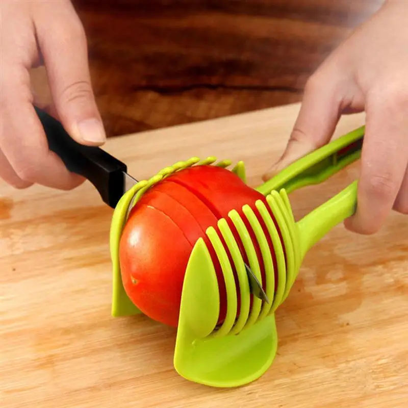 Cooking Tools Fruit Cutter Kitchen Accessories Kitchenware For Potato Apple Tomato Slicer Bread Clip Creative Gadget
