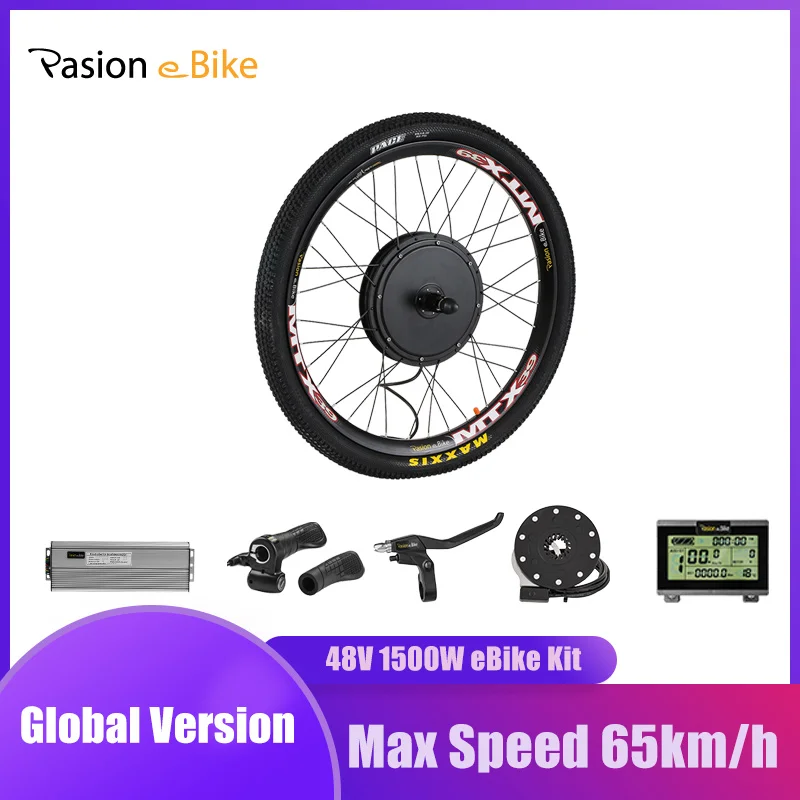 

Pasion E BIKE Conversion Kit 48V 1500W Cassette Electric Bike Conversion Kit 1500W Motor Wheel Electric Bicycle Hub Motor Kit