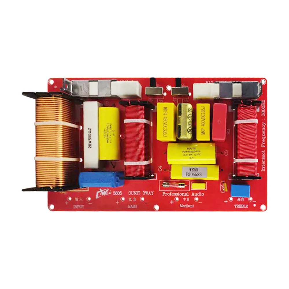 Aiyima 700w 3 vias áudio crossover agudos midrange baixo alto-falante divisor de frequência filtros crossover 6-18 Polegada palco profissional