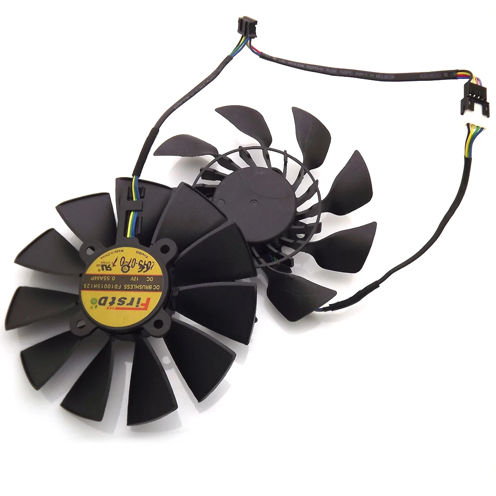 DC12V 0.55A 94mm VGA Fan 28*28*28*28mm 5Pin For ASUS GTX780 GTX780TI R9 280X 290X Graphics Card Cooling Fan