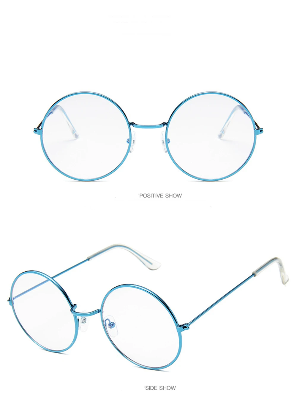 MUSELIFE 2026 Runde Damen-Sonnenbrille UV400 Retro Metall-Sonnenbrille mit Verlaufsgläsern Vintage-Spiegel Luxus-Brillen – Detail 20