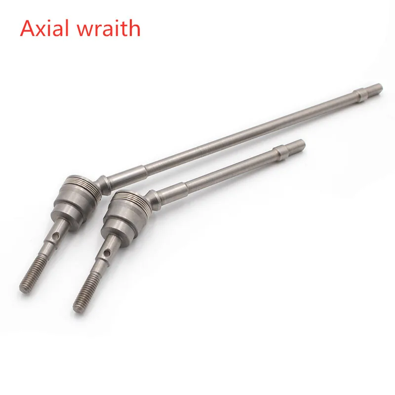 KYX Racing Hard Steel Front Axle CVD Shaft for 1/10  RC Crawler Car Axial Wraith RR10 90048 Yeti