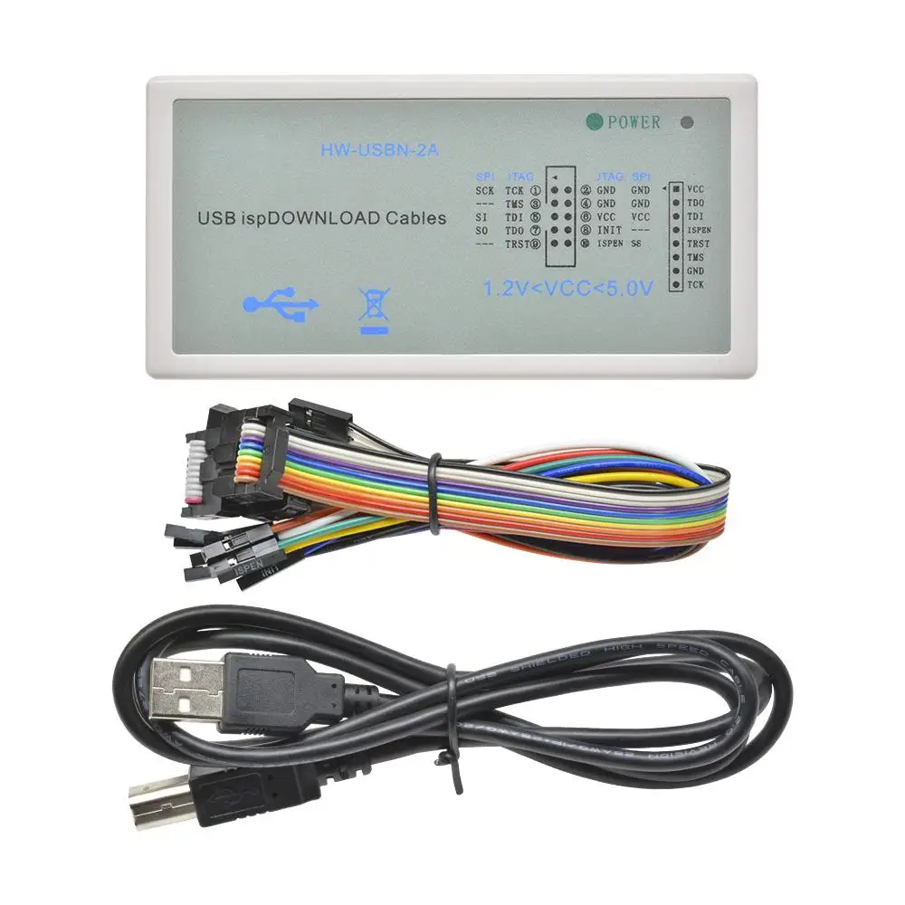 USB-программатор Jtag ISP для загрузки сетки кабеля FPGA CPLD HW-USBN-2