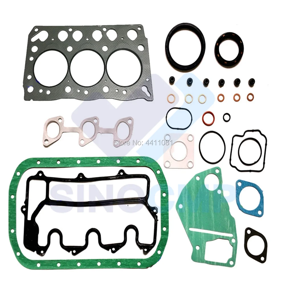 3LB1 Engine Overhaul Rebuild Kit for Hitachi EX55 IHI 16N 17NE Mini-excavator and PDW380 MQ Power Diesel Generator set