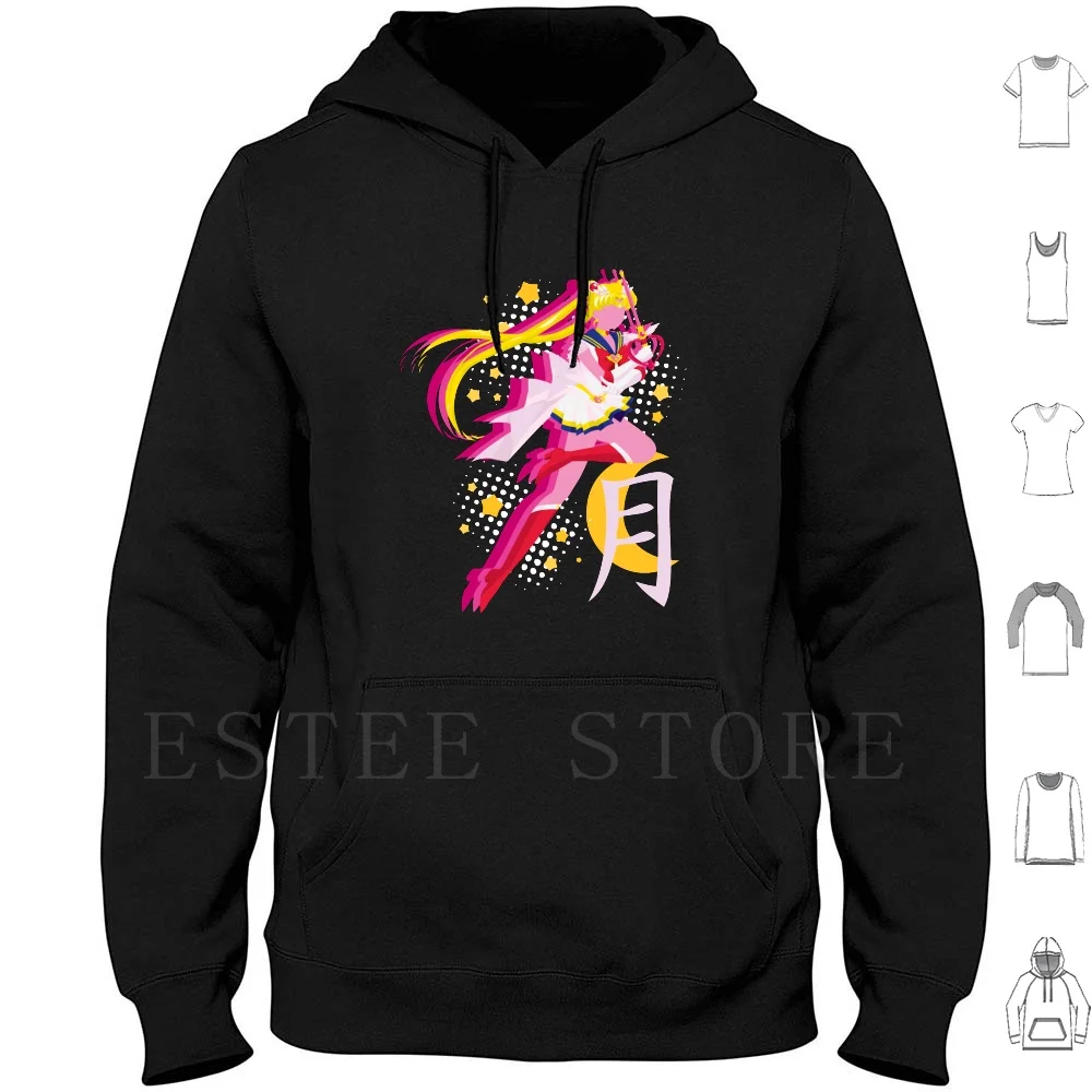 

Толстовки с длинными рукавами «Солдат любви и правосудия» Super Crystal Bishoujo Senshi Pretty Guardian Inner Senshi Magical