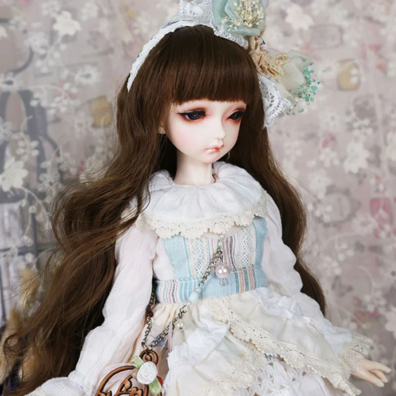 

New Fashion Style 1/3 1/4 1/6 1/8 Bjd SD Wig Wavy Hair High Temperature Wire BJD Wig For BJD Doll Many Colors