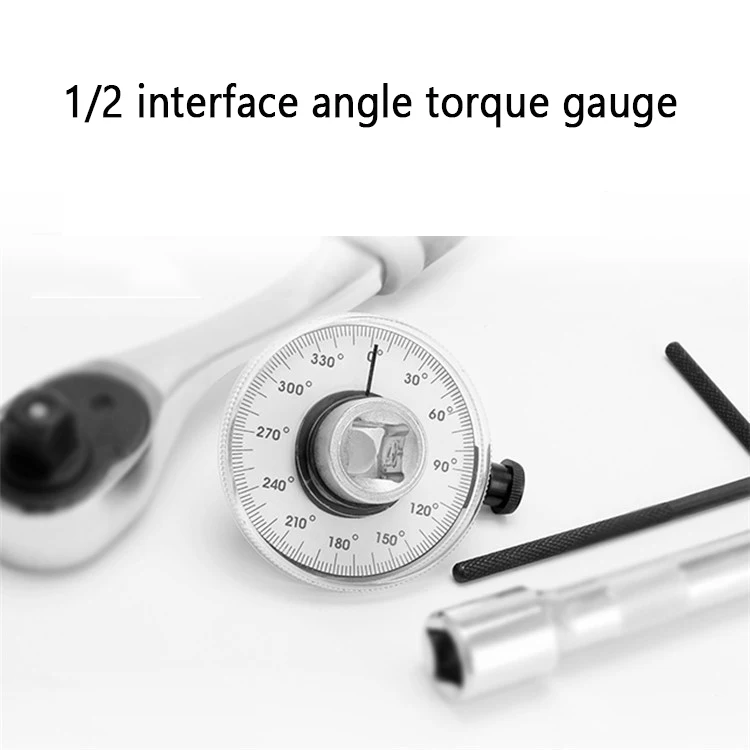 

½" Drive 360° Torque Angle Gauge – Automotive Bolt Rotation Meter for Precision Tightening