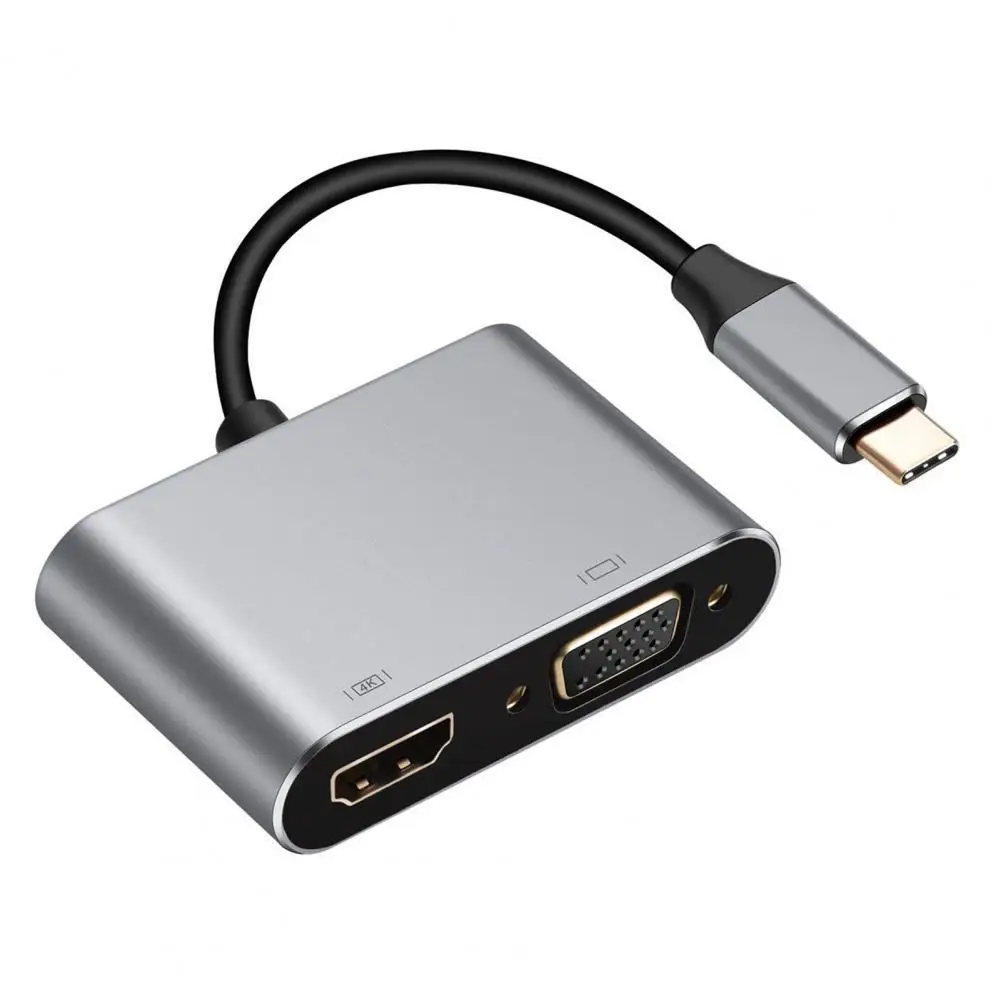 

50% Лидер продаж! Док-станция 4 в 1, USB 1080, HDMI, VGA, 3,0 P, PD, USB-C