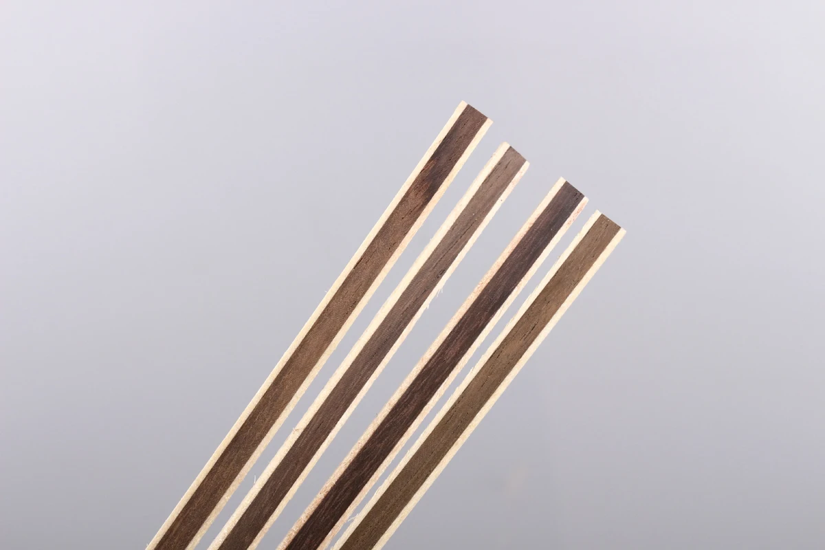 25 Strip Guitar Luthier Purfling Binding Marquetry Inlay 580x6x1.5mm Guitar Parts Accessories#166