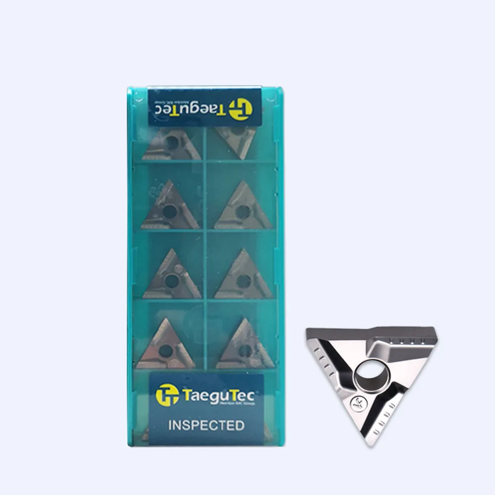 Токарный инструмент TaeguTec TNMG160404R TNMG160404L VF CT3000, металлический керамический токарный инструмент с ЧПУ, 10 шт., 100% оригинал