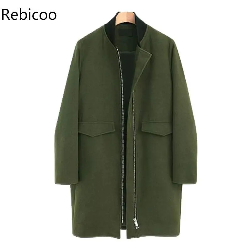 

Large code foreign trade women's clothing fall and winter new simple trim body hair long coat long sleeves windbreaker