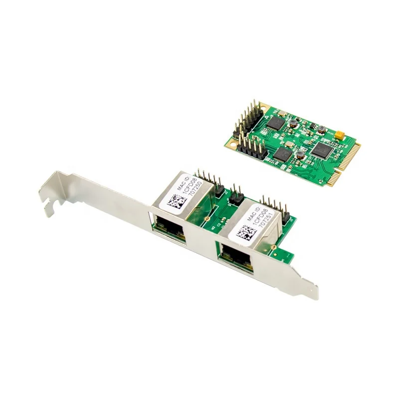 mini PCIE Gigabit Ethernet electrical network card mini PCIe 1000M RJ45 LAN card RTL8111F chipset 2 port lan card