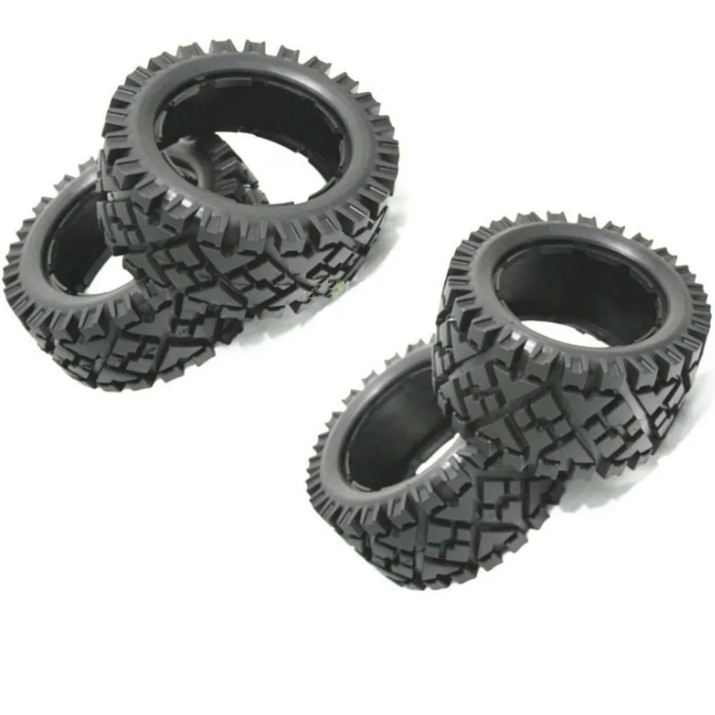 

All Terrain Front or Rear Tires Skin 2pc Set for 1/5 HPI KM ROVAN BAJA 5B Ss Truck Rc Car Parts