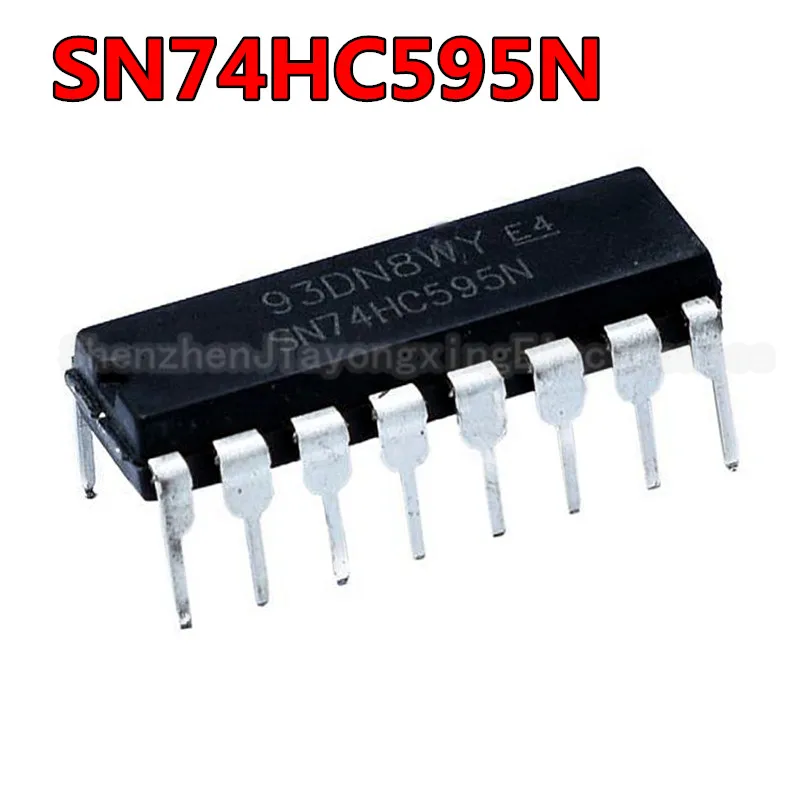 10 Buah/Banyak SN74HC595N 74HC595 74HC595N DIP-16 8BIT SHIFT Register dengan 3 Negara OUTPUT Register IC