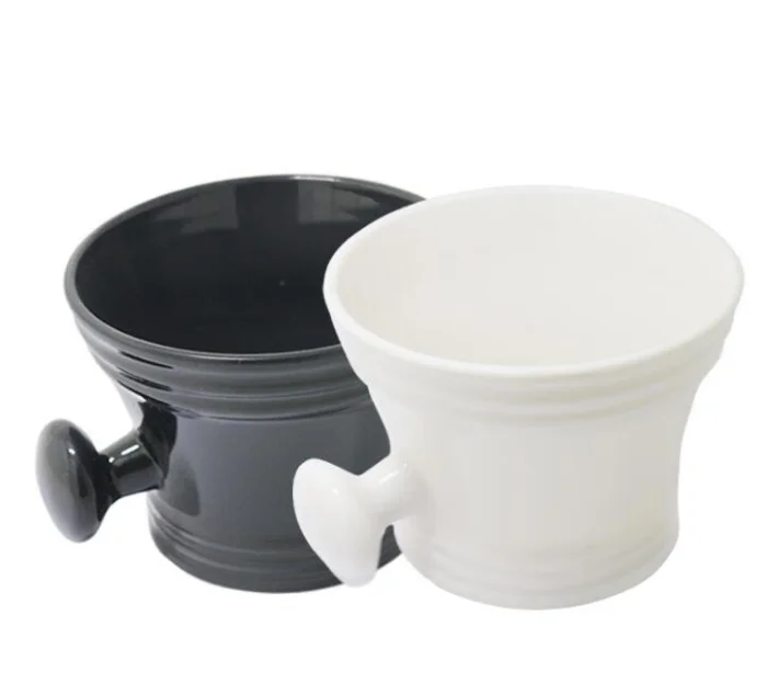 Sabonete para barba para homens, escova de barba limpa, copo barbeiro, ferramentas, 1pc