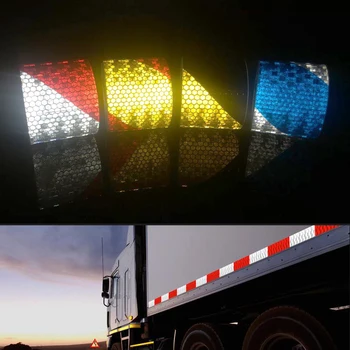 ملصقا عاكسة دراجة شريط لاصق السلامة ديكور ملصق الملحقات