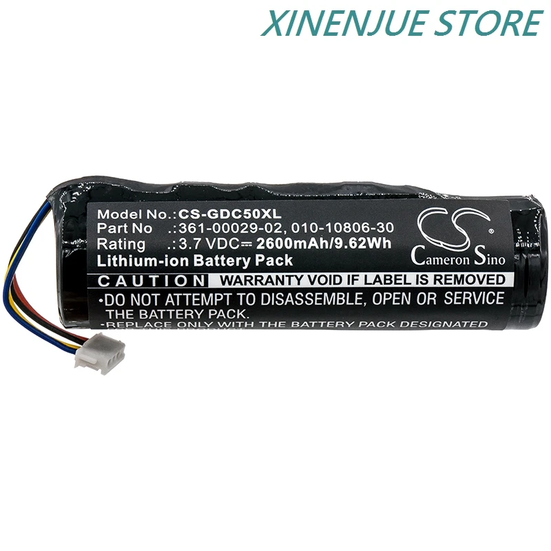 Dog Collar Battery 2600mAh/3400mAh 361-00029-02 for Garmin Alpha 100,DC50,GAA002,GAA003,GAA004,T5,TT10,TT15