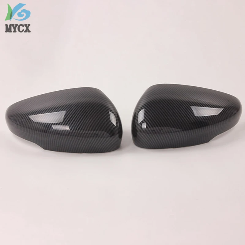 

For Ford Escape/Kuga 2020 2021 Carbon Fiber ABS Car Side Door Rearview Mirror Protect Frame Cover Trims Car Styling Accessories