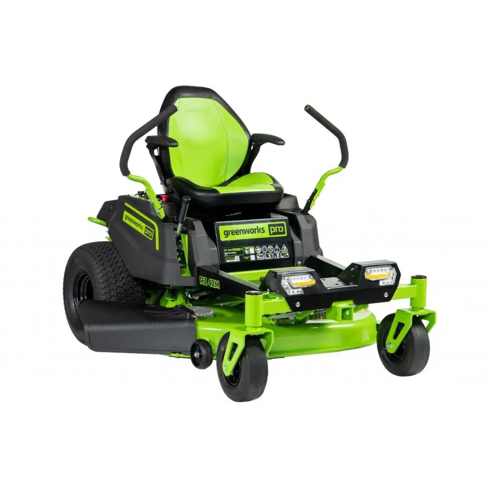 Greenworks commercial  82V 42"  Ride-On Zero Turn Mower up to 24 horse power Residential with 6pcs batteries and chargers garden