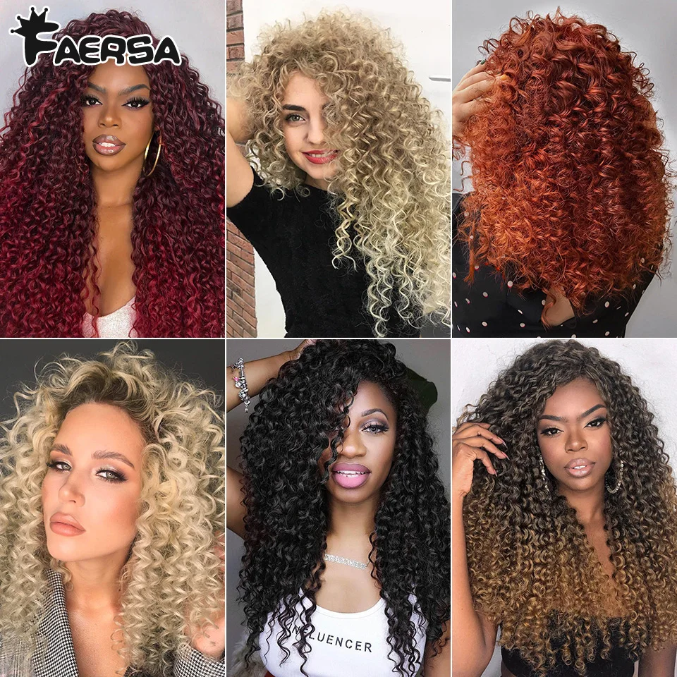 Crochet Hair Afro Curls Braiding Hair Extension Synthetic African Braided Hair For Braids Kinky Curly Soft Ombre Mazo Deep Twist