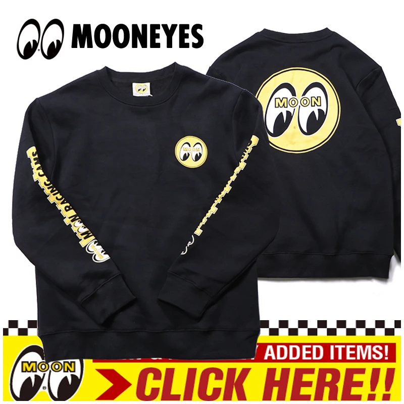 Hip Hop Mooneyes Moon Eyes Winter Fleece Hoodie For Men T shirt Pullover Thick Loose Women Fleeces Sweatshirt Casual Coat