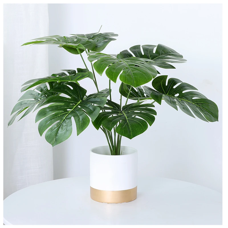 

Multiple Artificial Plants Green Turtle Home Decor Garden Living Room Bedroom Balcony Decoration Tropical Plastic Fake Plant DIY