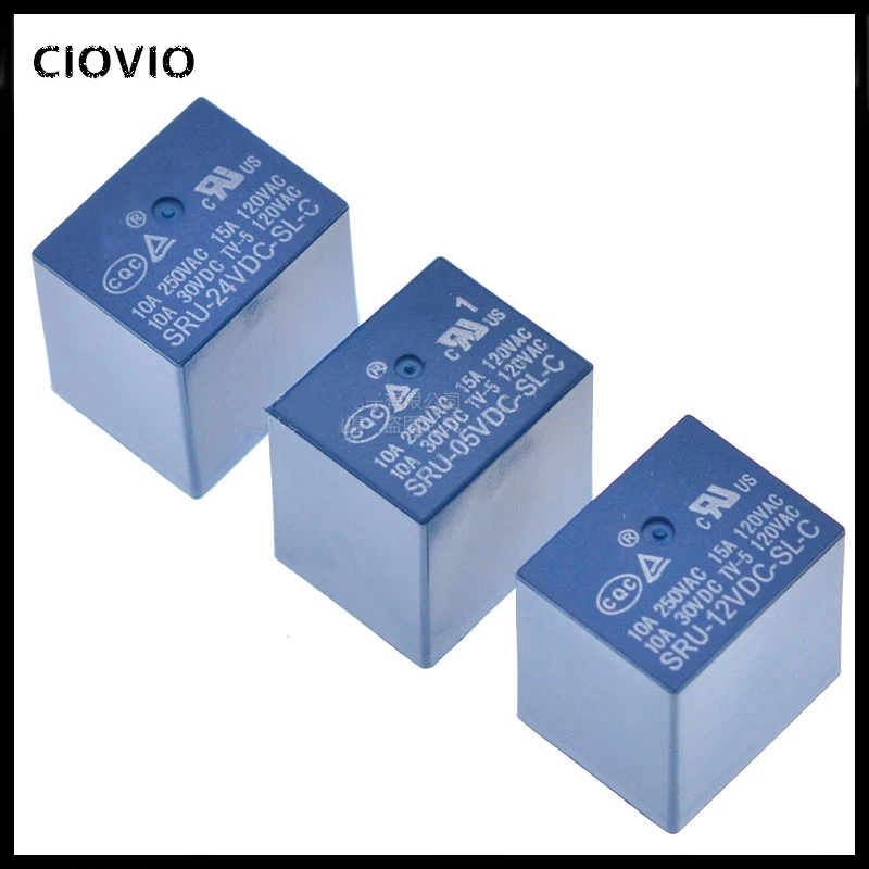 CIOVIO 1 - 20 PCS SRU-05V 12V 24VDC-SL-C