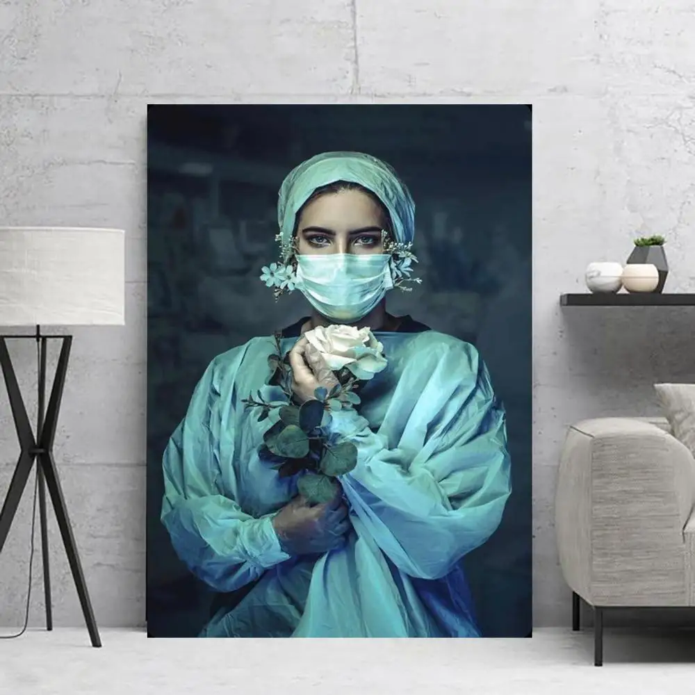 Wall Art Poster Nurse Canvas Painting Pictures For Wall Canvas Prints Tuinposter Tableau Mural Canvas Wall Art Painting
