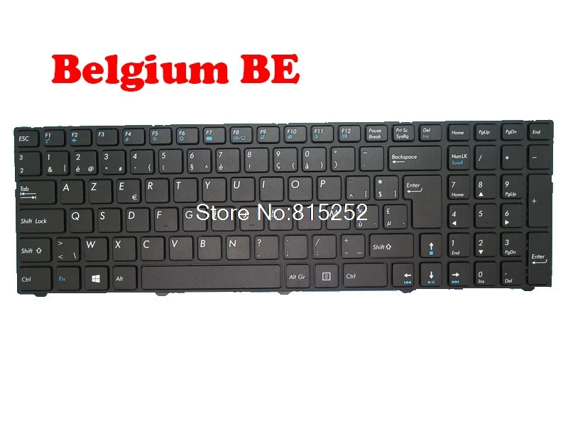 

BE/UK Keyboard For MEDION P6681 MD60572 MD60513 MD60531 MD60533 MD60501 MD60607 MD60609 MD60608 MD60596 MD60597 MD60598 MD60814