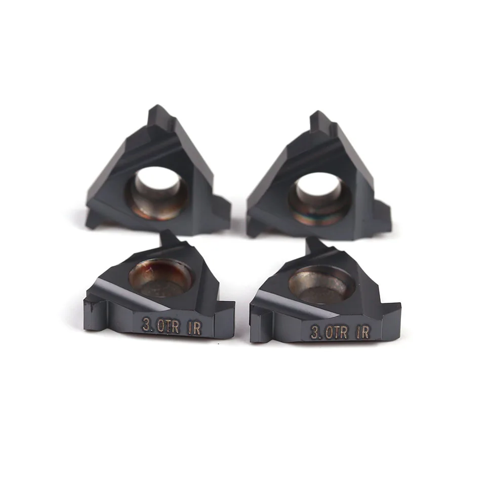 Imagem -03 - Deskar 16er 16ir 1.5tr 2tr 2.5tr 3tr 3tr Lda. Peças de Ferramentas de Giro de Rosca Inserção de Carboneto Corte de Ferramenta de Torno Cnc.