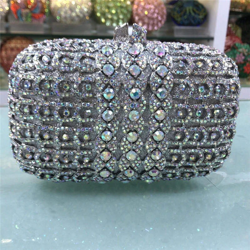 

Diamond with Crystal Day Clutch Lady Wallet Party Banquet Wedding Purse Ladie Casual Chain Crossbody Bag Shoulder Bags for Party