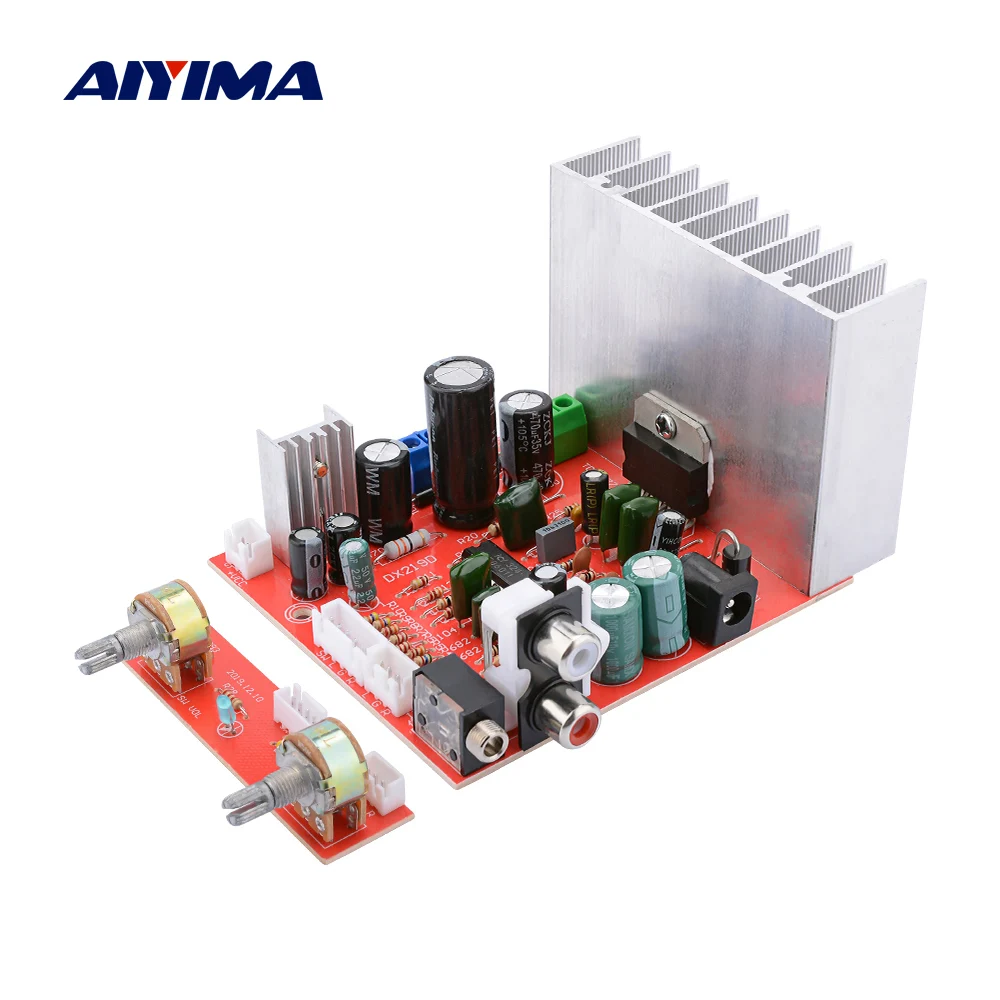 AIYIMA 2.1 TDA7377เครื่องขยายเสียง38Wx3 Hifi สเตอริโอเครื่องขยายเสียง DIY Amplificador โฮมเธียเตอร์ DC12V/AC12V