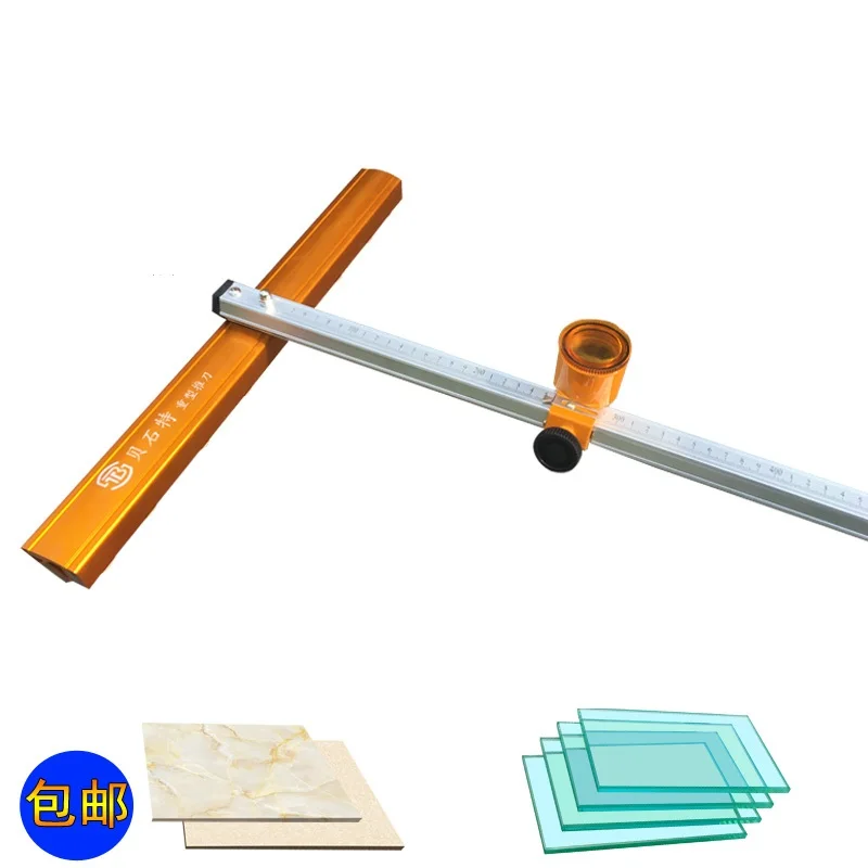 Couteau à pousser le verre épais et audacieux de type T, outil professionnel à rouleau de précision pour couper les carreaux de verre T-XING
