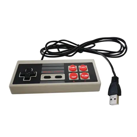 Controller maniglia cablata NES con presa USB Maniglia per giochi per computer PC/USB/nes Maniglia retrò Controller USB NES