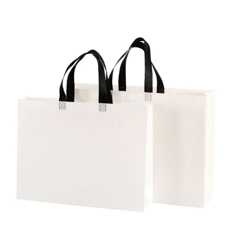 New Women Foldable Shopping Bag Reusable Eco Large Unisex Tote grocery cloth Bags Pouch Fabric Non-woven Female Shoulder Bags