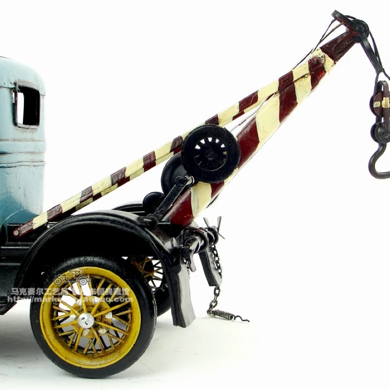 Tinplate Model Tin Model Of Creative Crafts Ornaments Retro Home Accessories Tow Truck Classic Cars Vintage