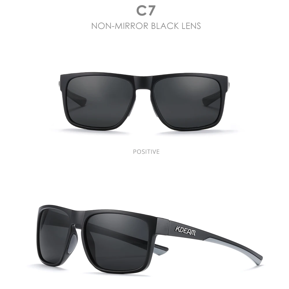 KDEAM Neue Polarisierte Sonnenbrille der Männer Platz Im Freien Photochrome Sonnenbrille Frauen Nicht-Slip Nase Pad Volle Zubehör Enthalten – Detail 27