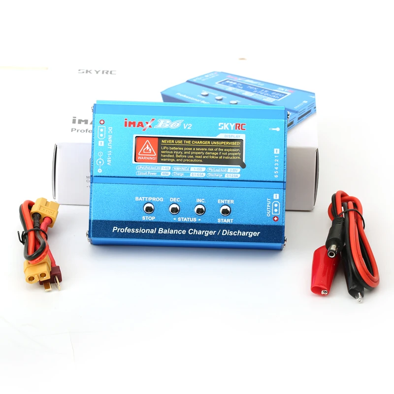 NEW Original SKYRC IMAX B6 Digital RC Lipo NiMh Battery Balance Charger With AC POWER 12v 5A Adapter for RC Helicopter Toys