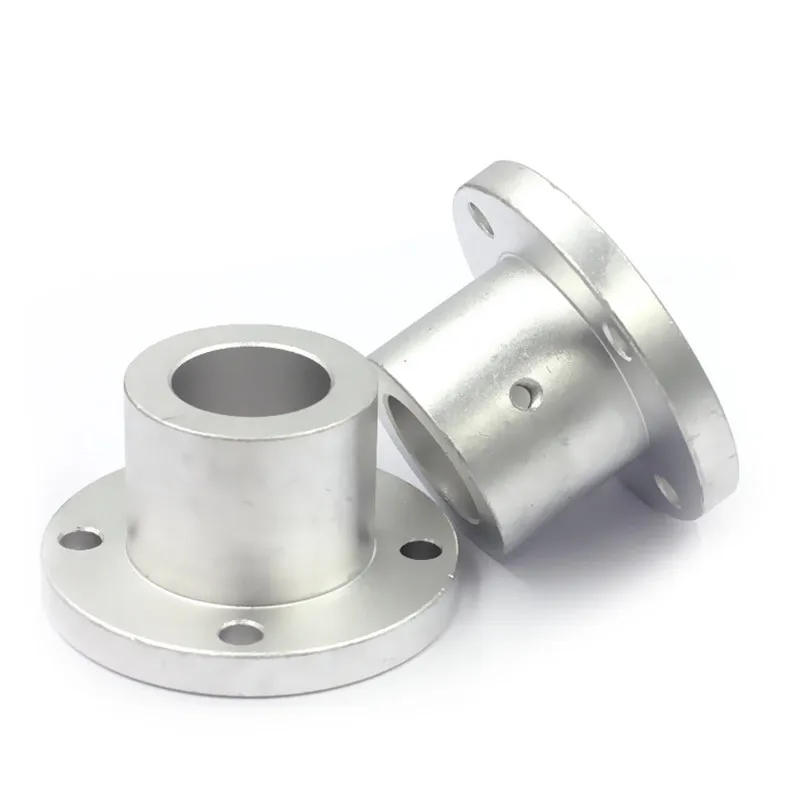 1pcs guide shaft support base round flange standard optical axis support base LFH aluminum alloy material