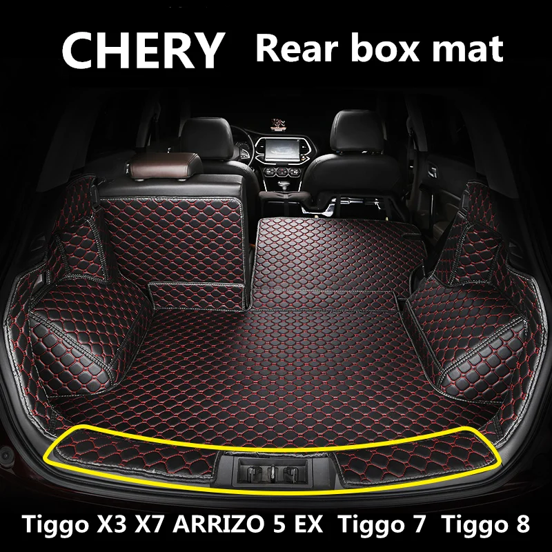 for CHERY Tiggo X3 X7 ARRIZO 5 EX Tiggo 7 Tiggo 8 Rear box mat Interior Protection Mat Car trunk trunk box mat