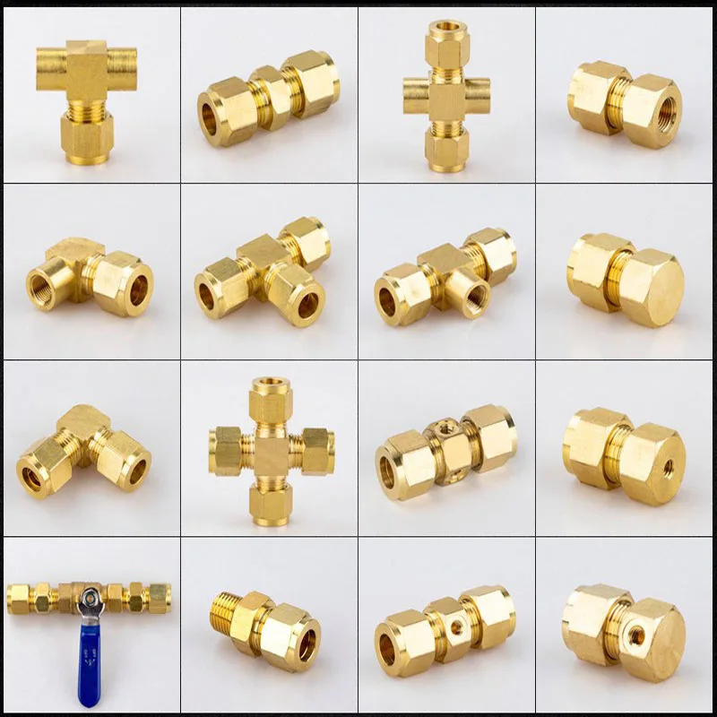 

3/8" 9.52mm water connection pipe,Pipe joint for mist cooling system,Brass Quick Coupling coupling connector