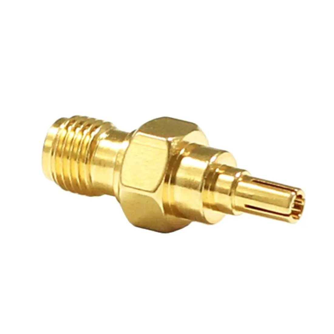 1 Piece SMA Female Jack  to CRC9  Male Plug  RF Coax Modem Convertor Straight  Goldplated New Wholesale